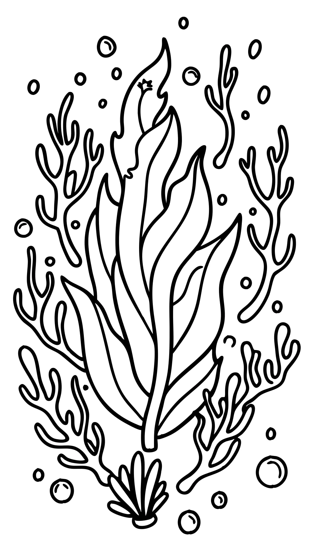 coloring pages seaweed